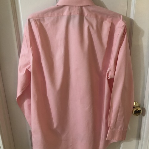 Lands End Pink Shirt 16.5 X 33 S Unisex Chest:46. Waist:42” Length:31” No Flaws - Picture 8 of 9