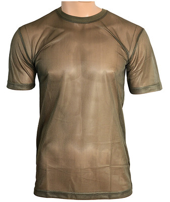 olive green mesh top