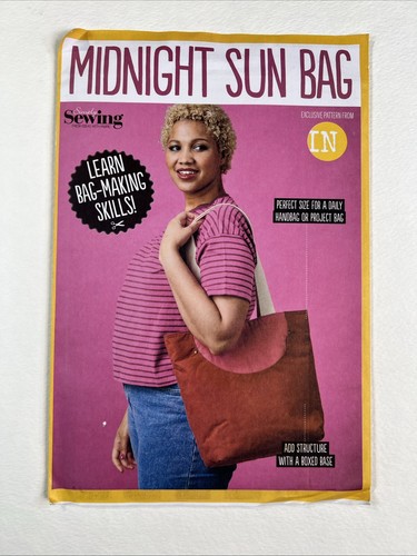 Simply Sewing Pattern The Slouchy Tote Bag & Midnight Sun Bag UNCUT UK Patterns - Picture 4 of 5