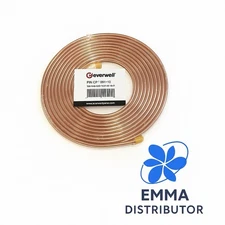 REFRIGERATION COPPER CAPILLARY TUBING 0.031" (ID) x 0.081" (OD) x10ft ASTM B-360
