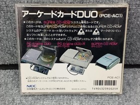 Pc Engine Software Arcade Card Duo Nec FMZ36