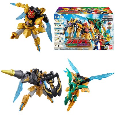 Minipla Number One Combined Series 02 TegaSword & EagleShooter 50 & UnicornDrill