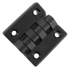 2Pcs 65mmx65mm Black Hinges Door Hinges Plastic Single Action