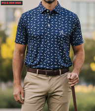 Rhoback Brand Men  s Golf Polo Shirts Performance Lot of 5 polo shirt Performance
