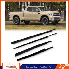 4 Window Moulding Seal Strips-weatherproof Trim For 2007-2020 Toyota Tundra 4 Window Moulding Seal Strips-weatherproof Trim For 2007-2020 Toyota Tundra