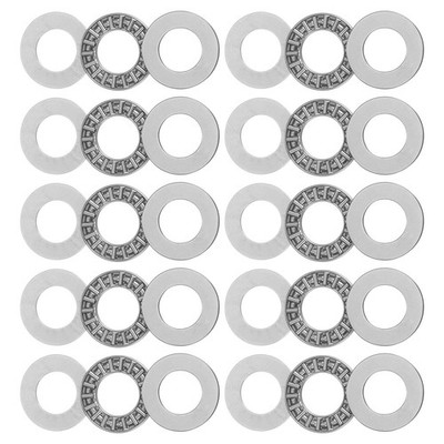 AXK1528 Axial Nadellager mit Unterlegscheiben 15mm ID 28mm AD 2mm Dicke 10Stk