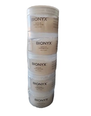 Bionyx Salt Scrub Set - Sea Salt & Mineral Oil - 12.34oz (Pack of 5) - NEW