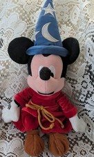 Mickey Mouse -Fantasia 11" Plush -The Sorcerer- Disney Store