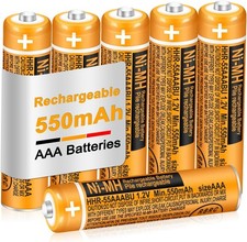 NI-MH 1.2V 550mah AAA Rechargeable Battery for Panasonic Cordless Phones