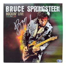 BRUCE SPRINGSTEEN SIGNED ROCKIN' LIVE ITALY VINYL 12" LP (ACG CERT AG16534)