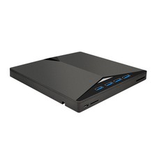 Slim External CD DVD RW Drive USB 3.0 Writer Burner Player Black For Laptop PC