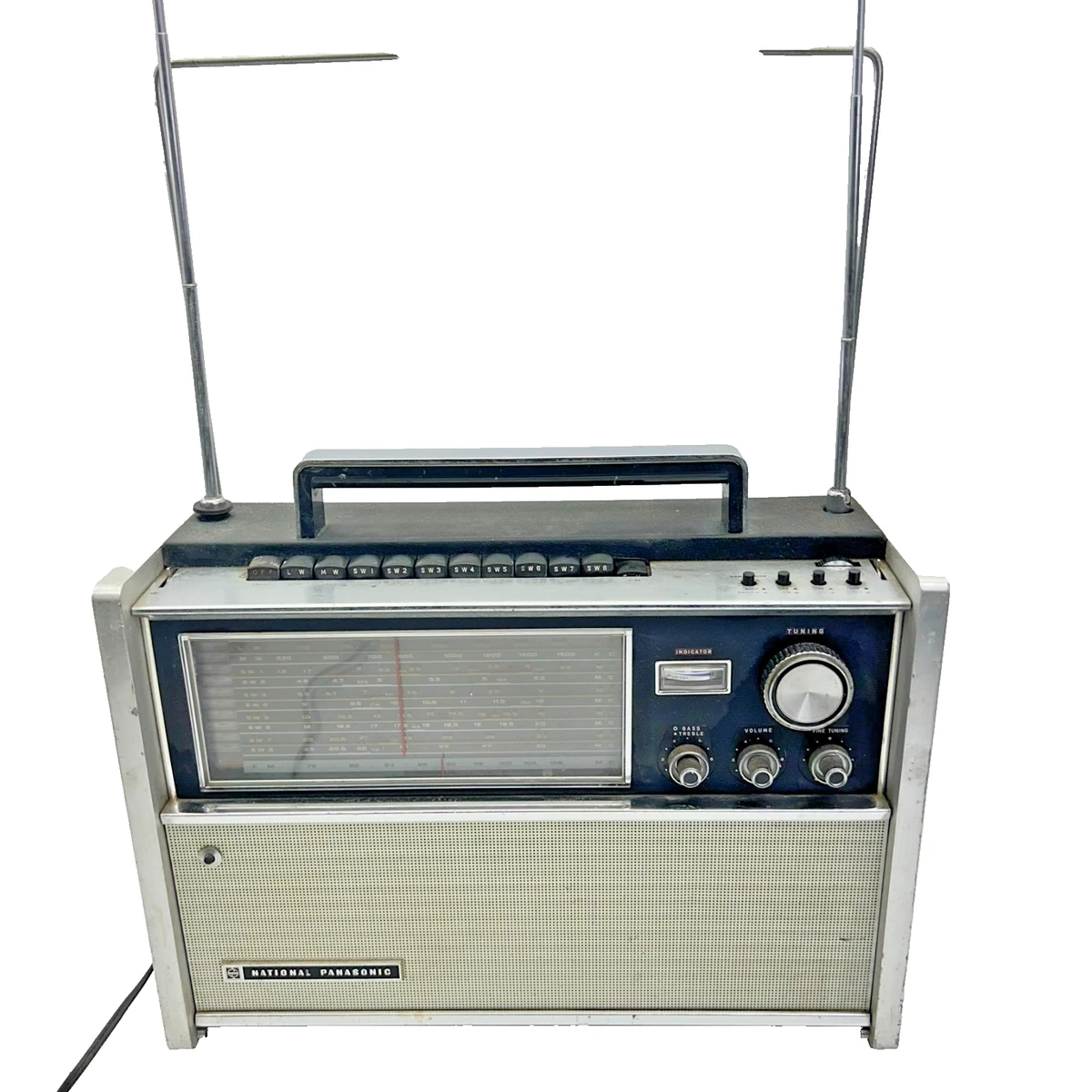 National Panasonic ヴィンテージラジオ RFステージMW/SW National Panasonic ヴィンテージラジオ RFステージMW/SW