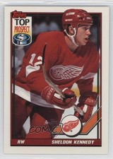 1991-92 Topps Sheldon Kennedy #317 0a4
