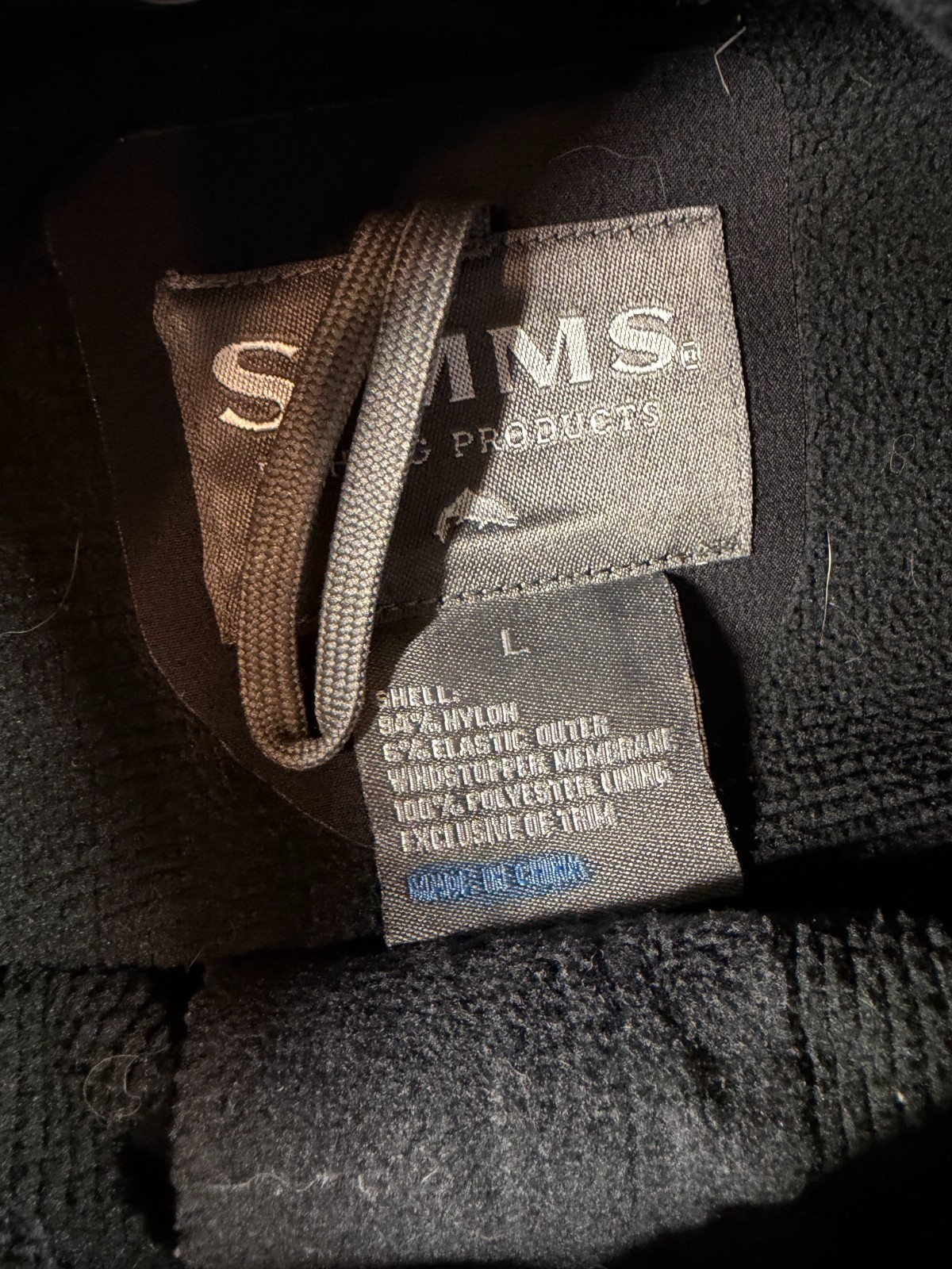 Simms WINDSTOPPER Softshell Jacket Mens Large Sag… - image 4