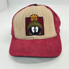 Vintage 90s MARVIN THE MARTIAN Looney Tunes Warner Bros Snapback Hat Made in USA