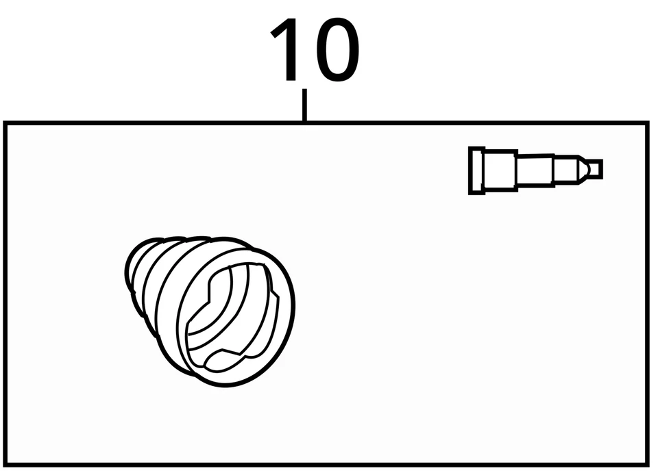 KIT DE ARRANQUE PONTIAC VIBE 2003-2008 FRT WHL DRV SHF T 88972709 - NUEVO OEM Foto 3 de 3