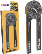 Aluminum Miter Saw Protractor | 7-Inch Rust Proof Angle Finder Featuring Precisi