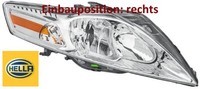 Hella 1EF010541-021 Hauptscheinwerfer Rechts Scheinwerfer FüR Ford
