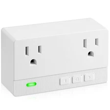 Power Failure Alarm with 2 Socket,80-110dB Adjustable Freezer Alarm with 4 Si...