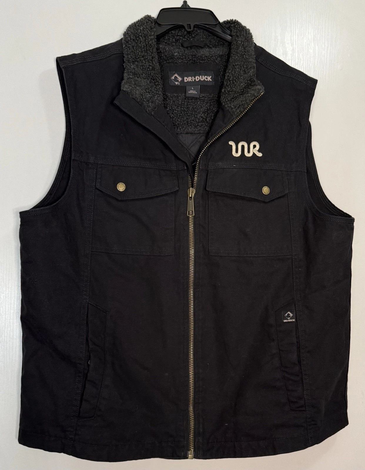 Dri Duck Black Sherpa Lined Insulated Vest. Size Large
Opens in a new window or tab