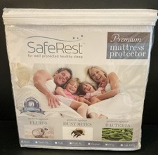 SafeRest Twin Size Premium Hypoallergenic Waterproof Mattress Protector - Vinyl