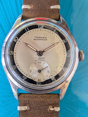 Vintage Tarnan Bullseye Cal. as 1130 Stahl 35mm Überholt