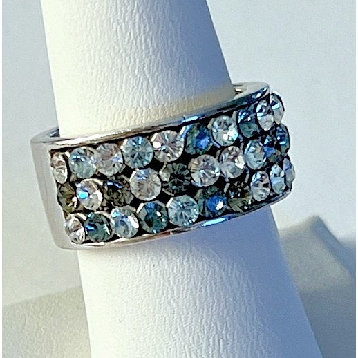 SPARKLING SOLID 925 STERLING SILVER MULTICOLORED … - image 6