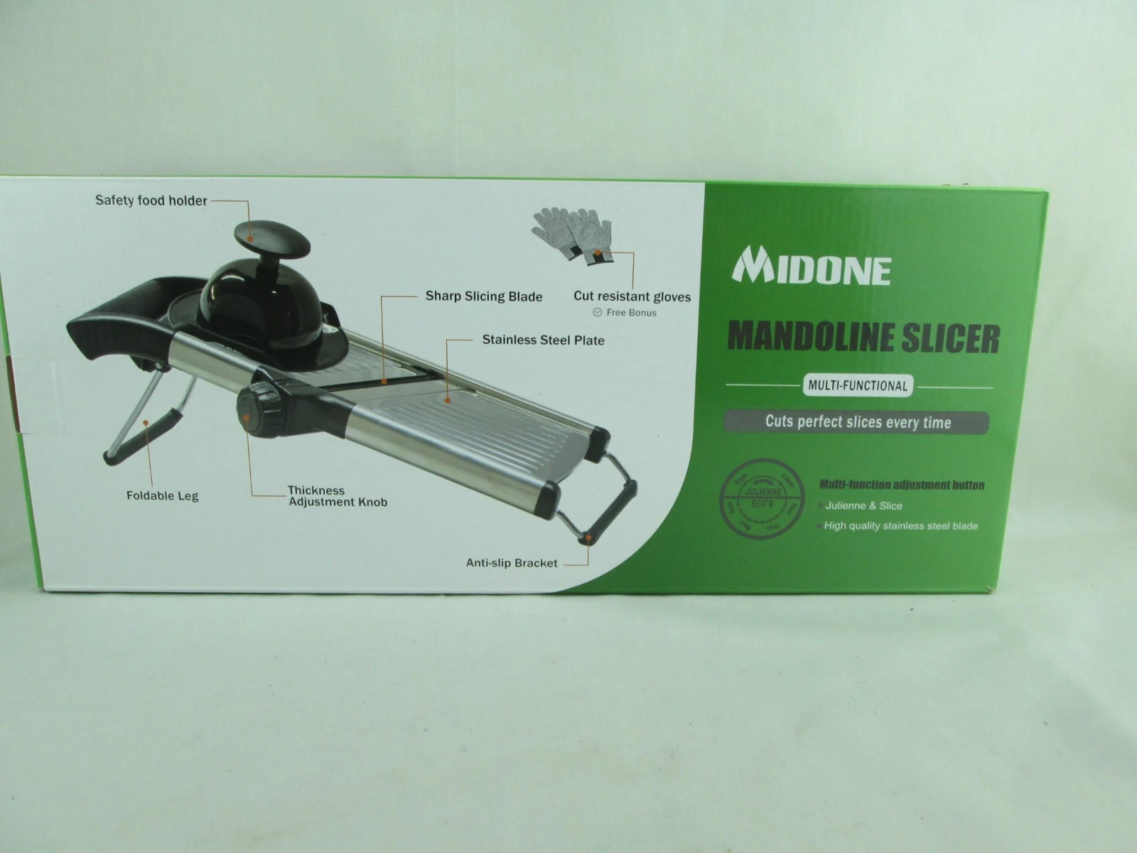 Midone Mandoline Slicer Muli-functional Julienne Stainless Steel Blade New Open
Opens in a new windo