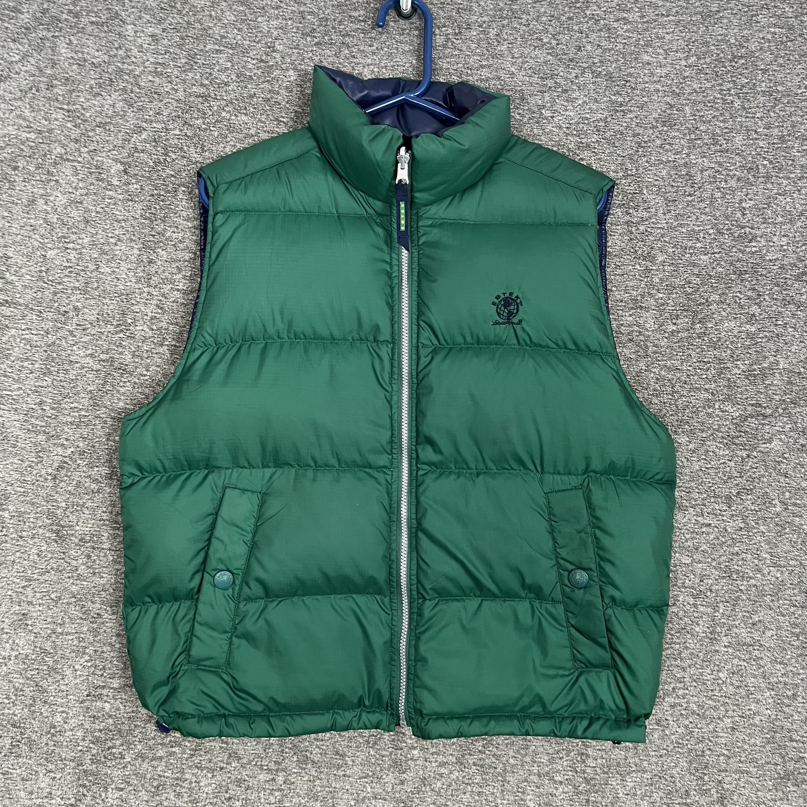 Eddie Bauer EBTEK Reversible Puffer Vest for Men Small Insulated Outdoor Wear