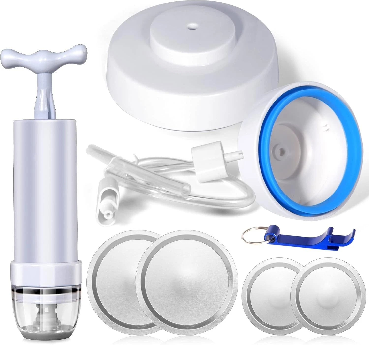 Mason Jar Sealer and Accessory Hose Compatible with Foodsaver Vacuum, a Manual