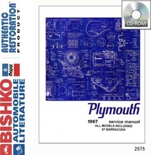 1967 Plymouth All Models Factory Shop Service Manual Cd 1967 Plymouth All Models Factory Shop Service Manual Cd