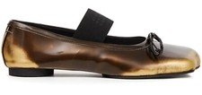 NEW maison martin margiela Anatomic leather ballerina shoes S59WZ0099P7979 brown