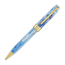 Visconti Comedia Ballpoint Pen in Paradiso with Yellow Gold Trim - NEW in Box
