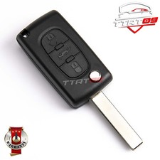 3 tasti telecomando portachiavi compatibile con Citroen C2 C3 C4 C5 C6 C8 Picasso Xsara Peugeot 207 307 407 408, ricambio chiave auto