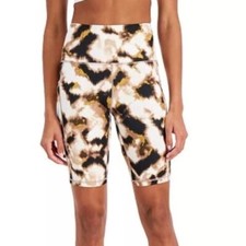 ID Ideology Blur Biker Shorts, short blur chocolate new