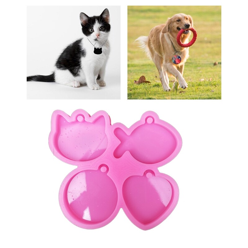 Handmade DIY UV Epoxy Resin Keychain Mold for Crafting