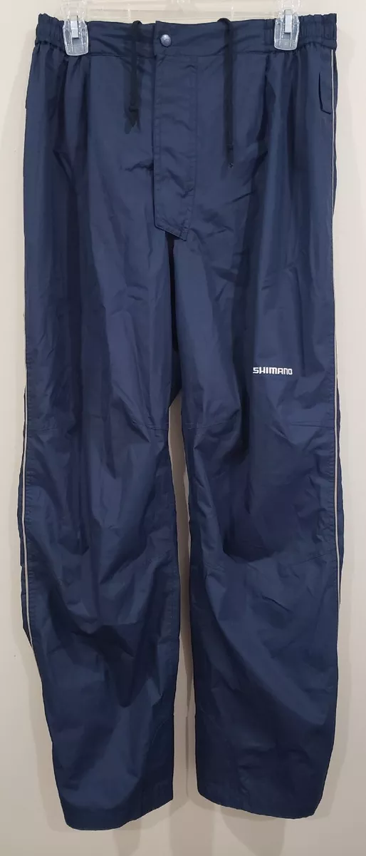 SHIMANO Men Nexus Hyper Fishing Gear Lightweight Fishing Pants Navy Blue  Size LL