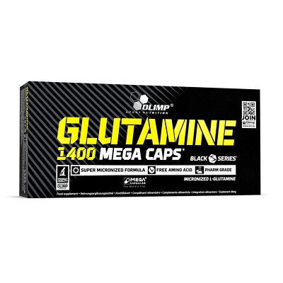 OLIMP GLUTAMINE 1400 MEGA CAPS - Glutamin Muskelregeneration Immunsystems