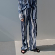 New Pleated Straight Leg Pants Chic Loose Casual Pants Men's Wide Leg Trouser