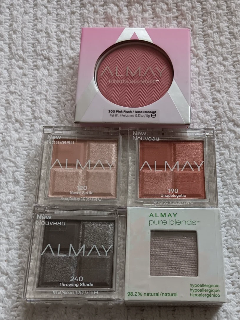 Almay Eyeshadow & Blush Lot #245 Lavender #190 Unapologetic #120 Never Settle
