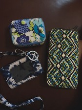 Vera Bradley Animal Cosmetic Bag, Wallet, Pill Case, Lanyard ID Holder MISC LOT