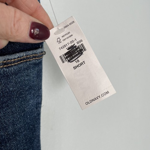 Old Navy Maternity Rockstar Super Skinny Jeans Size 18 Short Full Panel - Picture 11 of 13