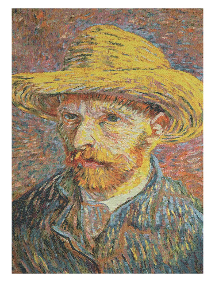 SELF-PORTRAIT HAT COTTON SIZE SMALL Shopper foldable, Selfportrait with grey felt hat, Van Gogh  main image 2