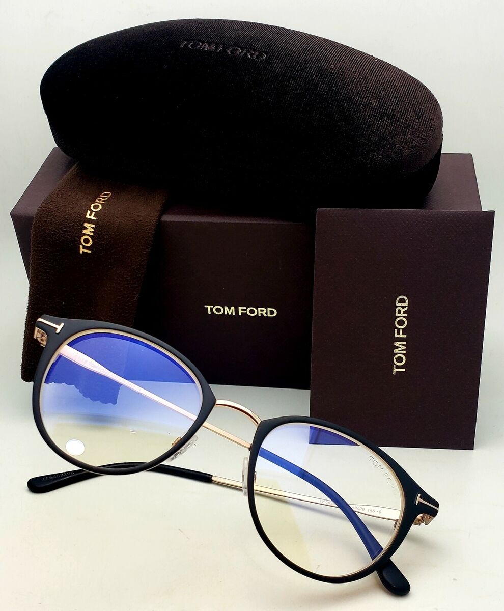 New Tom Ford Reading Glasses TF 5528-B 002 49-20 145 Black New Tom Ford Reading Glasses TF 5528-B 002 49-20 145 Black