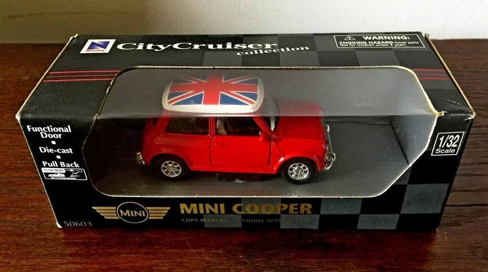 MINI COOPER DIECAST IN 1/32 SCALE n/ BBR AMR MINICHAMPS DINKY CORGI - Immagine 2 di 2