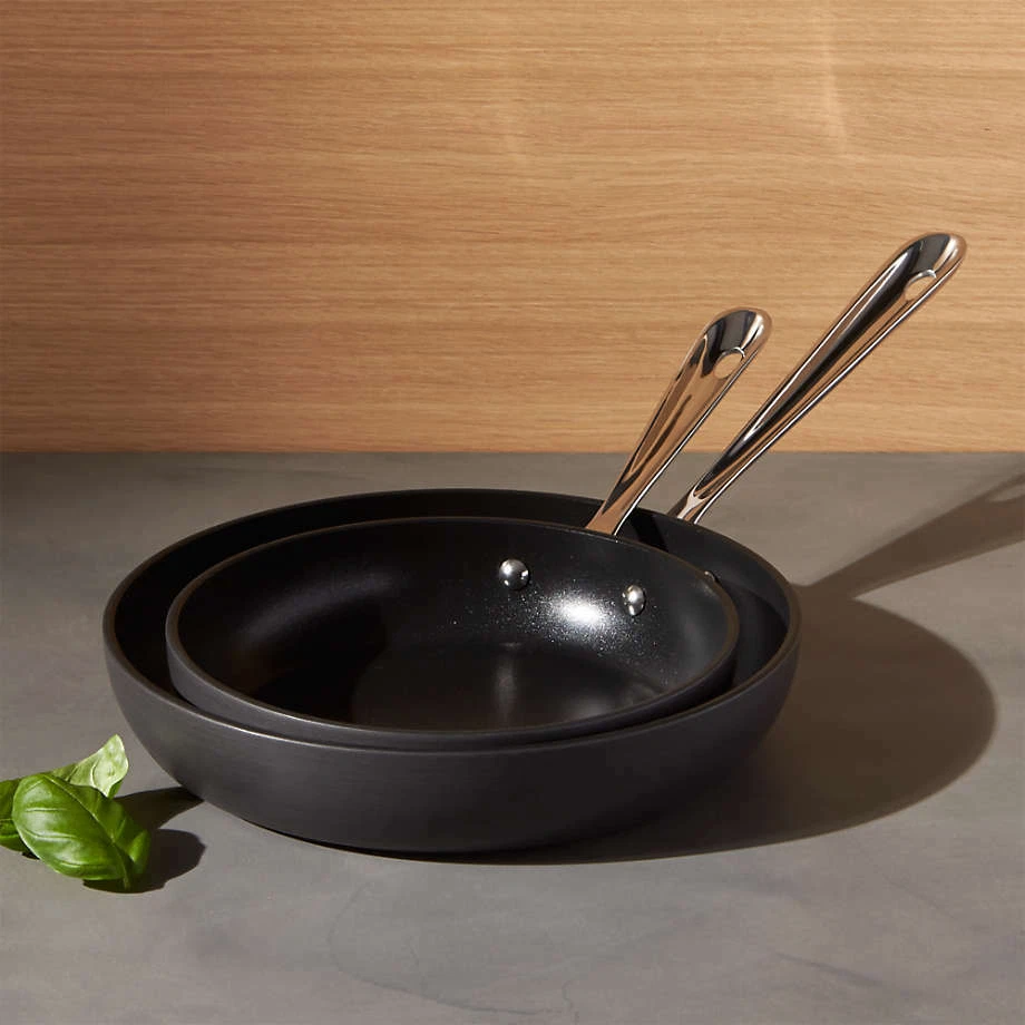 All-Clad HA1 Hard Anodized 8 inch & 10 inch fry pan set