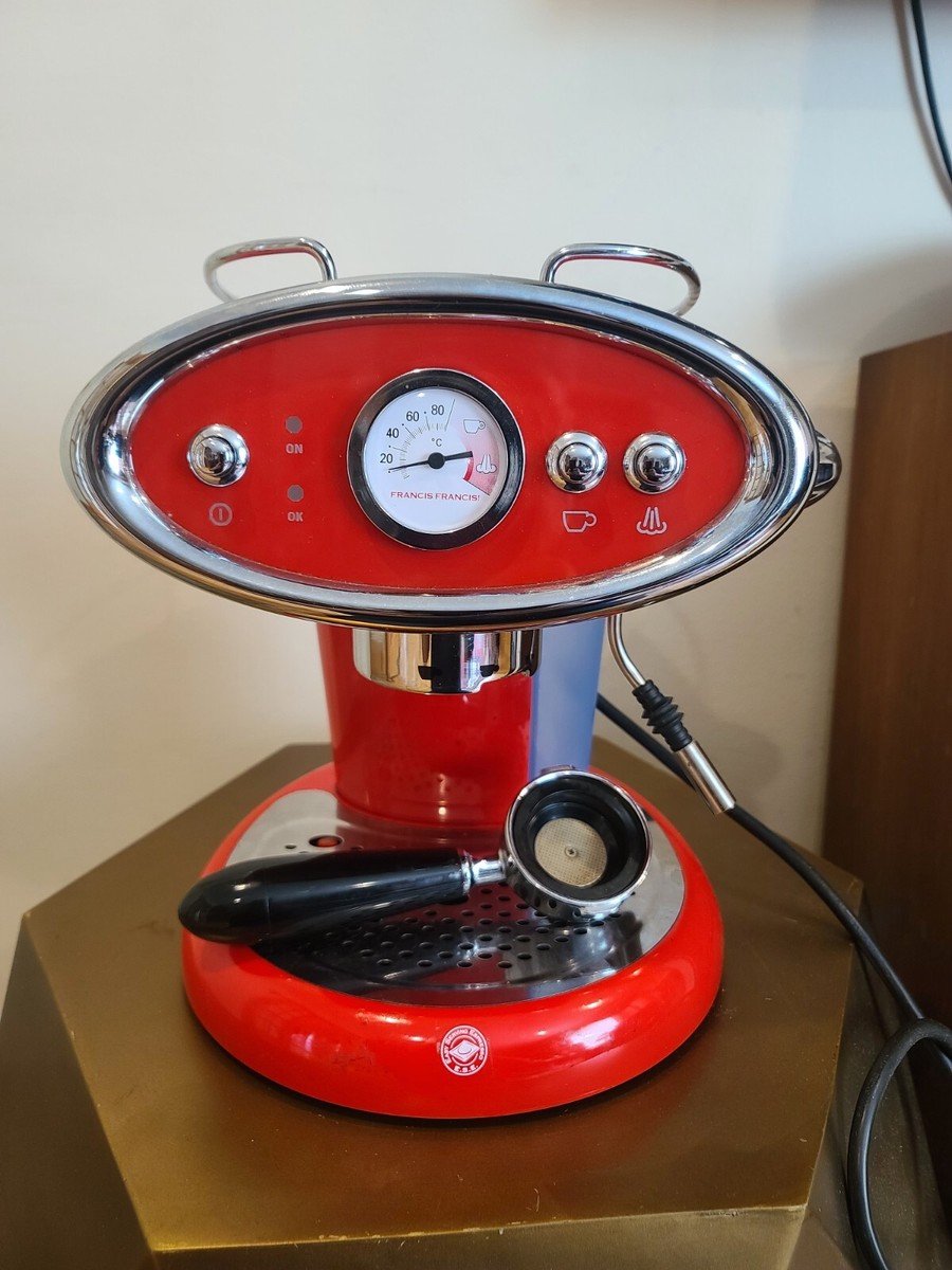 Illy Francis Francis X6 Red Espresso Machine Italy – Parts/Repair