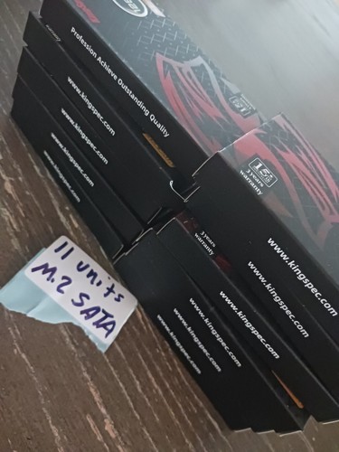 11x lot KingSpec SSD M.2 2280 128GB sata 11 new units in box oem - Picture 2 of 7