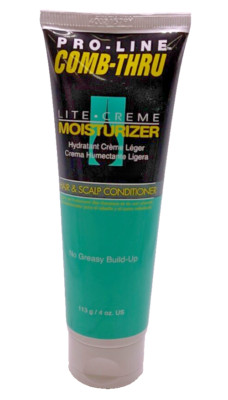 Pro-Line Comb Thru Lite Creme Moisturizer Hair & Scalp Conditioner / 4 oz