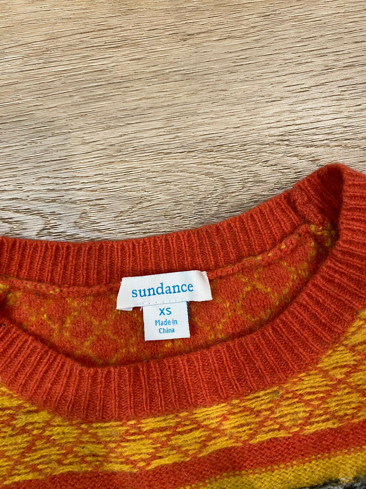 Sundance Sweater Wool Blend Crew-Neck Pullover Sw… - image 3